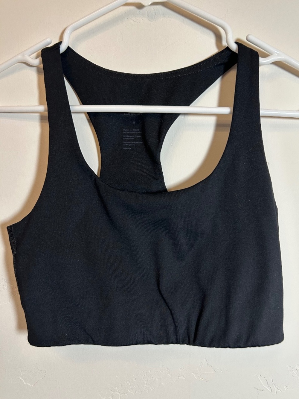 Girlfriend Collective Black Sports Bra